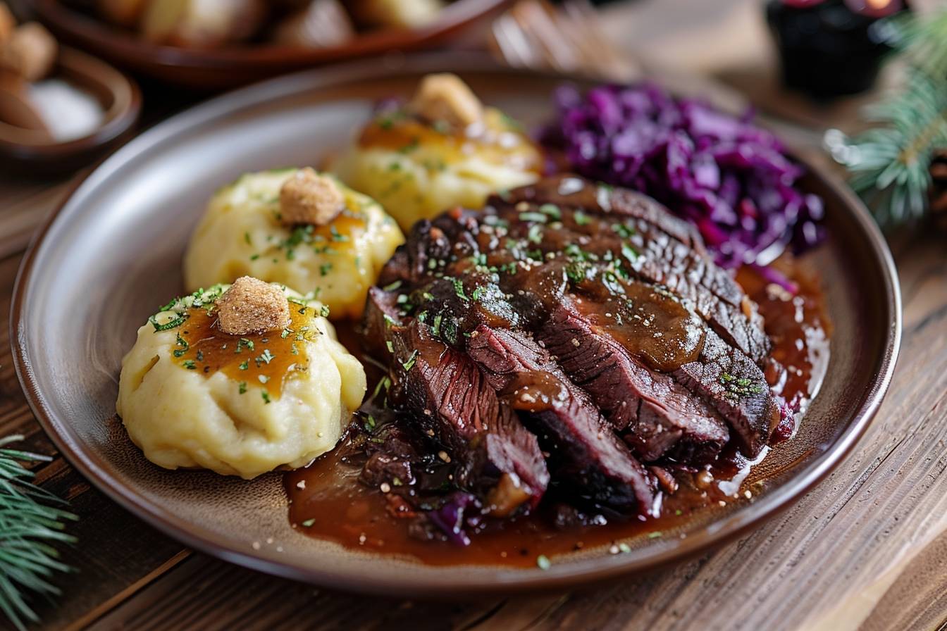 Quels sont les accompagnements traditionnels du Sauerbraten ?