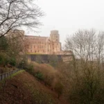 heidelberg chateau brume Château de Heidelberg dans la brume